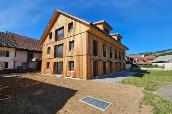 Fertigstellung Mehrfamilienhaus in Künten