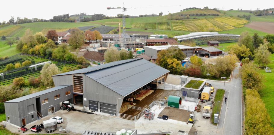 Neubau landwirtschaftliche Geb&auml;ude Forschungsinstitut f&uuml;r biologischen Landbau FiBL, Frick