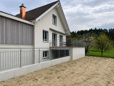 <b>Teilabbruch- und Neubau Wohnhaus</b> -<br />Hirschthal