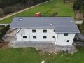 Schmid Ueken Neubau Zweifamilienhaus Ansicht von hinten